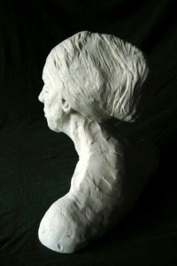 Luciana, grès clair, hauteur 30 cm, 2008